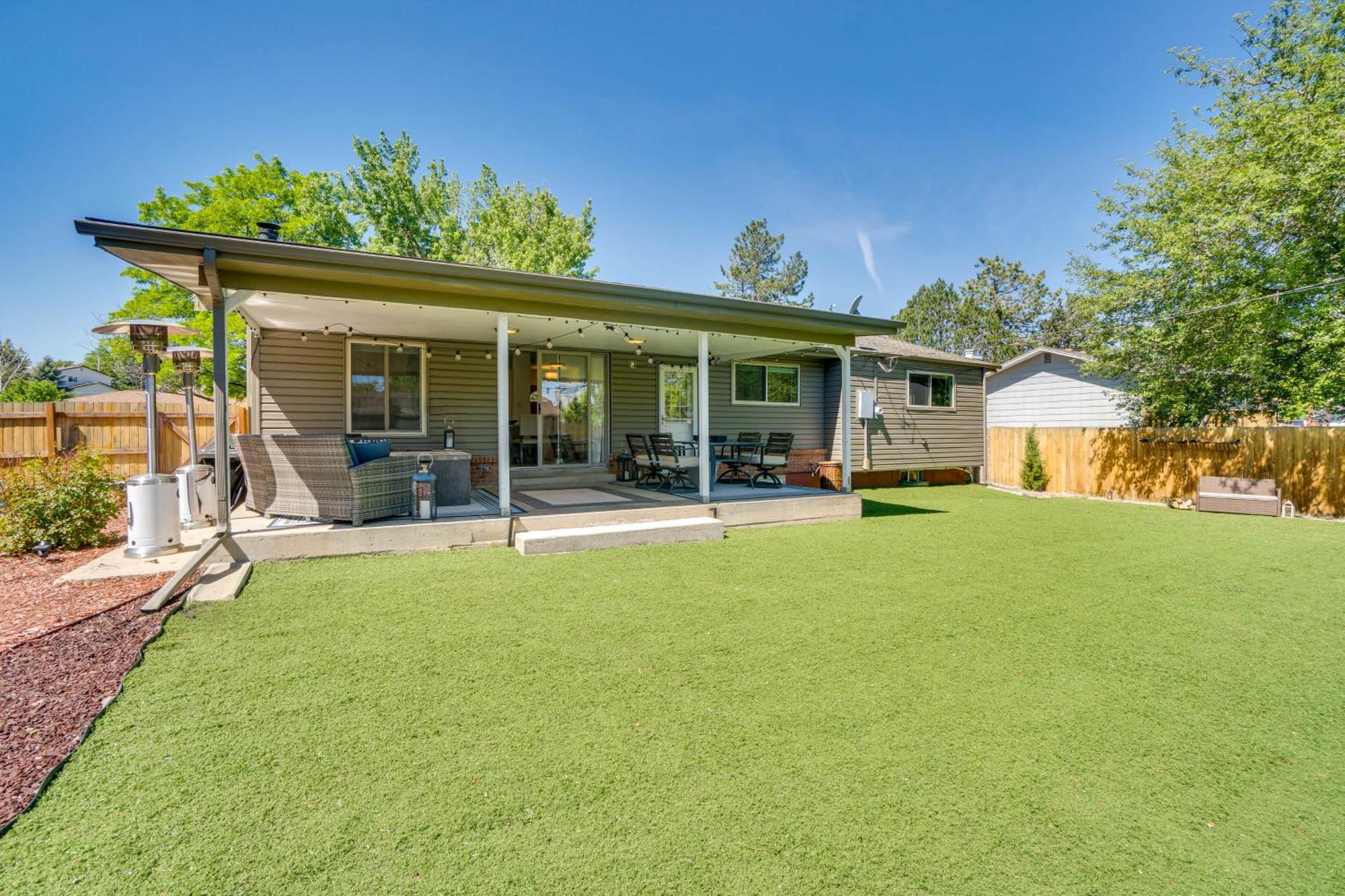 Centennial Home With Covered Patio And Fire Pit! Exterior foto